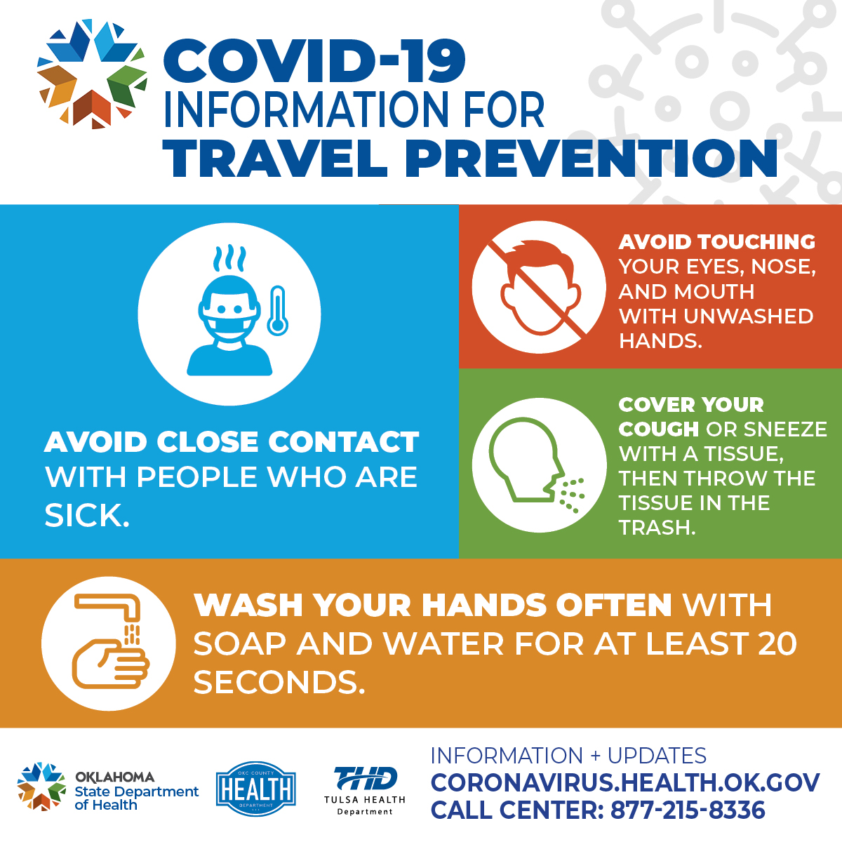 *sanitizes phone*
*washes hands while singing a little song*
*checks coronavirus.health.ok.gov for up to date info*
*remembers to stay calm and #SpreadTheWordNotTheVirus*