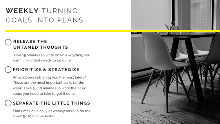 SmartIRSHelp's tweet photo. If you are having a hard time staying centered and focus, here's some weekly tips on how to turn your goals into actions! #jobs #goals #coronavirus #COVID19 https://t.co/7v22tugxxm