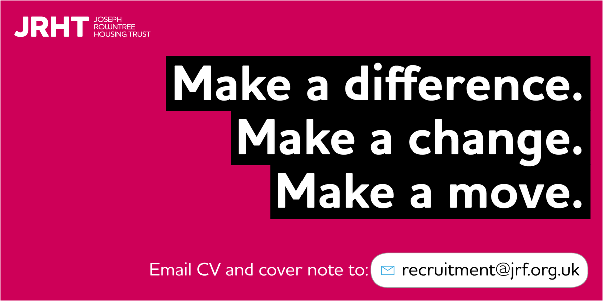 theJRHT's tweet photo. Passionate about people? Consider social care. JRHT is recruiting for a range of roles at our care services in #York #Scarborough #Leeds and #Hartlepool. Email your CV and a cover note to: recruitment@jrf.org.uk. More information at: https://t.co/vITzIrmSDL #Jobs https://t.co/Fjcx2a7VpZ