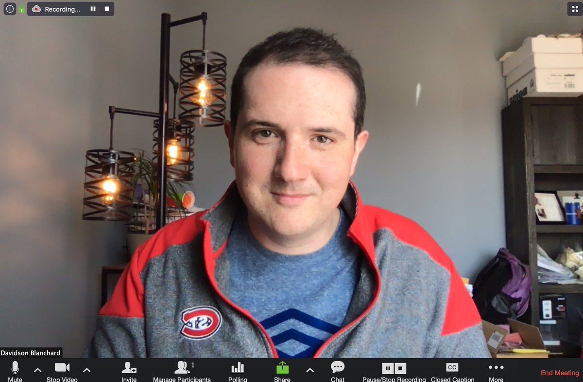 000Dave's tweet photo. Teaching at home?
#RemoteTeaching #ProTip: grab a jacket w/your school logo on it and hang it on the back of your chair! Makes it look much more official to teach online, plus everyone knows that you're wearing gym shorts!
#onlinelearning #OnlineTeaching #COVID19 #MindTheMess https://t.co/YluRlOq6uj