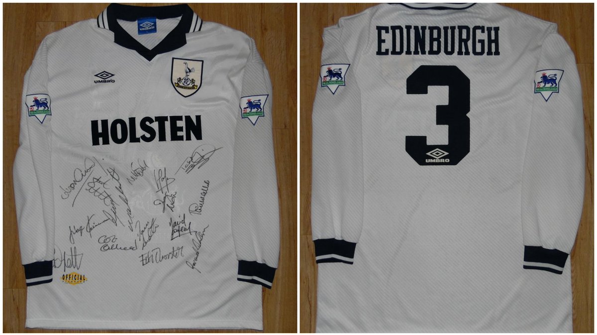 Day3 and what a number 3! I'm privileged to own a few of Justin's shirts and hope this brings back some special memories for the spurs faithful and @JE3Foundation @Charliedinburgh. I was lucky to be apart of the youth team at THFC and Justin always had time to speak to us #legend