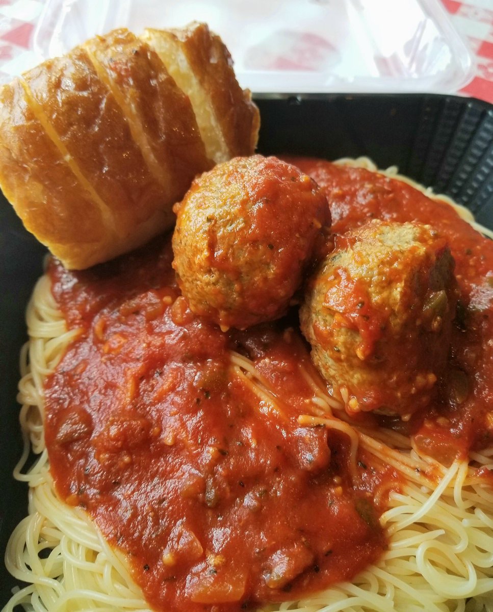 It’s #MeatballMonday! 🍝 Pick up a spaghetti and meatball dinner for two for $25. Call 225-387-5331 to order.