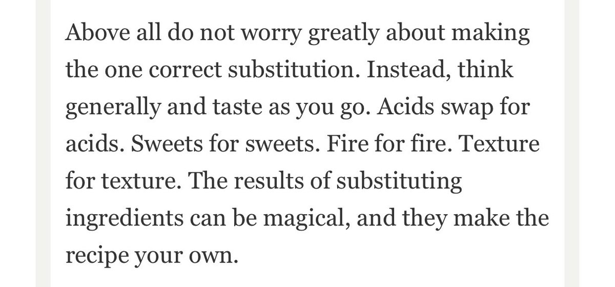 From  @SamSifton’s  @NYTCooking newsletter today. I agree wholeheartedly.
