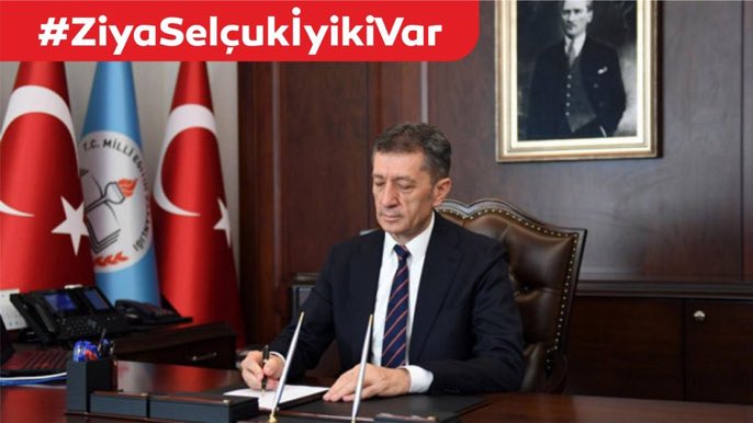 Yüreği öğrenci sevgisiyle, eğitim aşkıyla dolu Sayın Bakanımız Ziya Selçuk İYİ Kİ VAR! 
#ZiyaSelçukİyikiVar
<a href="/tcmeb/">Millî Eğitim Bakanlığı</a>
<a href="/ziyaselcuk/">Ziya Selçuk</a>
@meb_ailesi2023 
<a href="/kalemem20/">Kale İlçe Milli Eğitim Müdürlüğü</a>
@AKARACEYLAN 
<a href="/kale_ybo/">Kale Cumhuriyet Yatılı Bölge Ortaokulu</a>