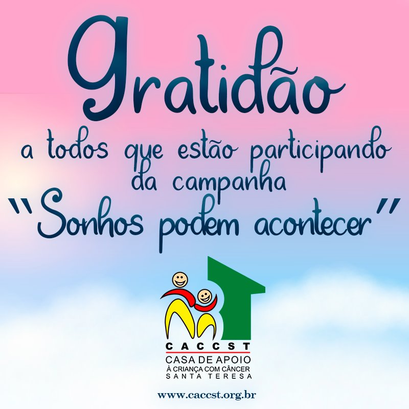 CACCST's tweet photo. Gostaríamos de agradecer imensamente a todos que participaram da campanha @OsContosLuriany onde arrecadaram o valor R$ 5.380,00 em prol da Caccst! GRATIDÃO  ❤🙏 #Juntossomosmaisfortes https://t.co/zXT3WyTEQB