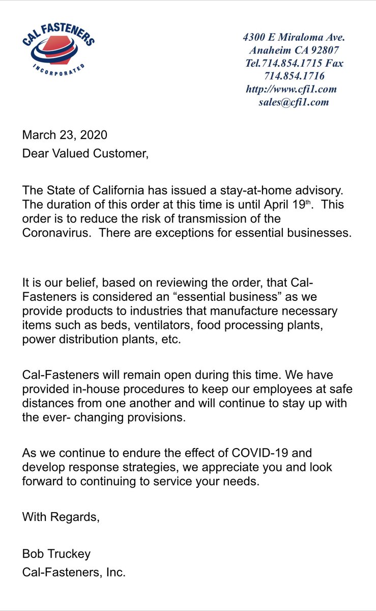 Cal Fasteners Inc (@calfastenersinc) on Twitter photo 