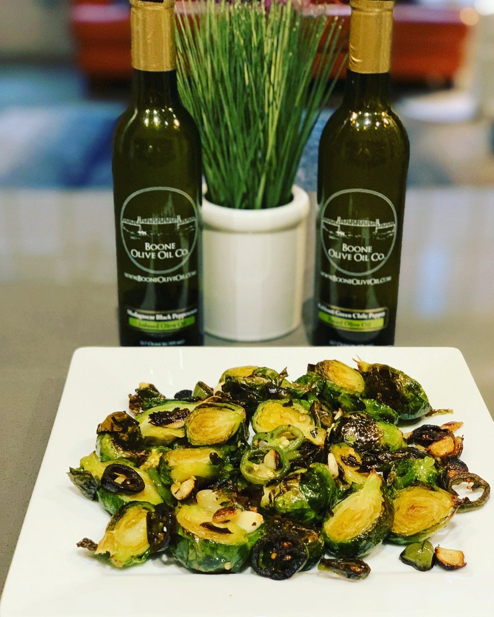 BooneOliveOil's tweet photo. Getting bored at home? Try a new recipe and use #booneoliveoilco! Our shop may be closed, but order online and we'll deliver! #shoplocalcomo https://t.co/iTQgx4qfD3