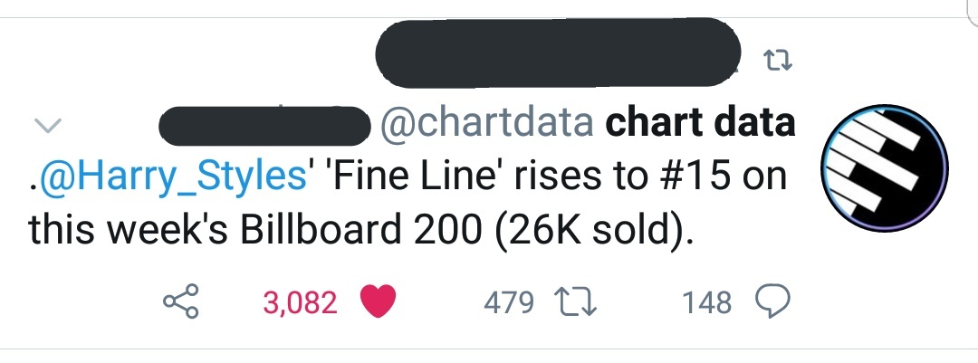 -"Adore You" is harrys second top 10 hit on Billboard 100 chart! (#7)-"Fine Line" is back to top 15 on this week Billboard 200 chart.Both more than 3 months after their release.