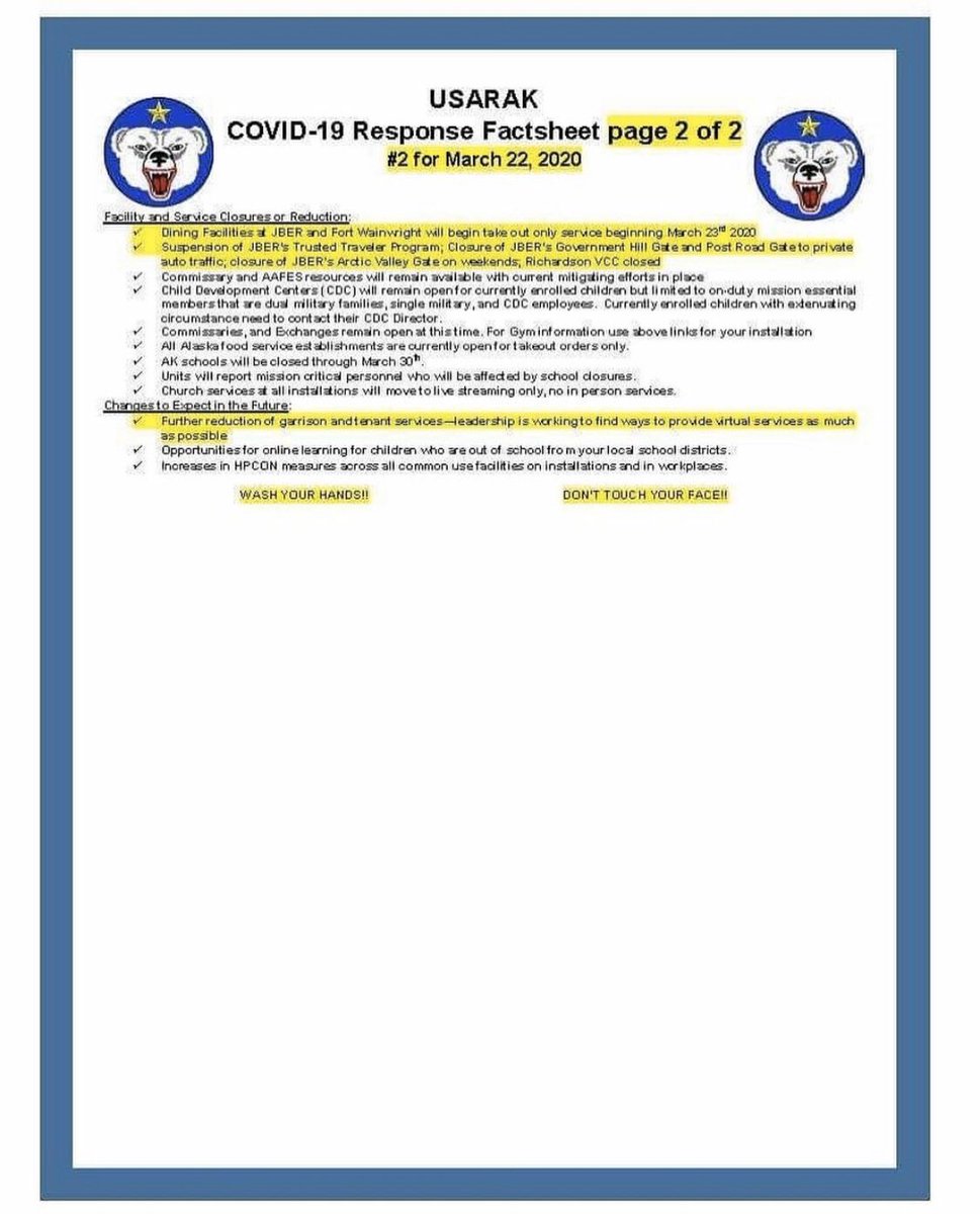 usarakPAO's tweet photo. For anyone that needs the most up to date information from our leadership! https://t.co/hD2aAI9YUF