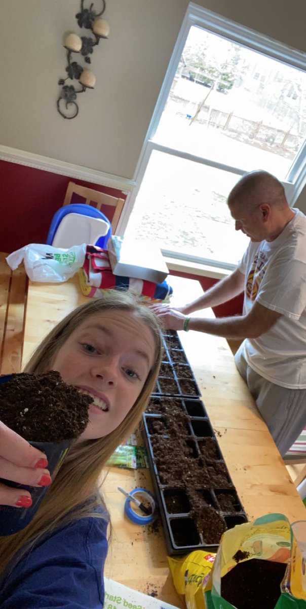 1K_kid87's tweet photo. Planting seedlings with my daughter for our potential garden on a mindfulness Monday:) @CLS_SS @CLsouthathletic @CLSaevidum @CLSouthHS https://t.co/LPuQ4U7EbK