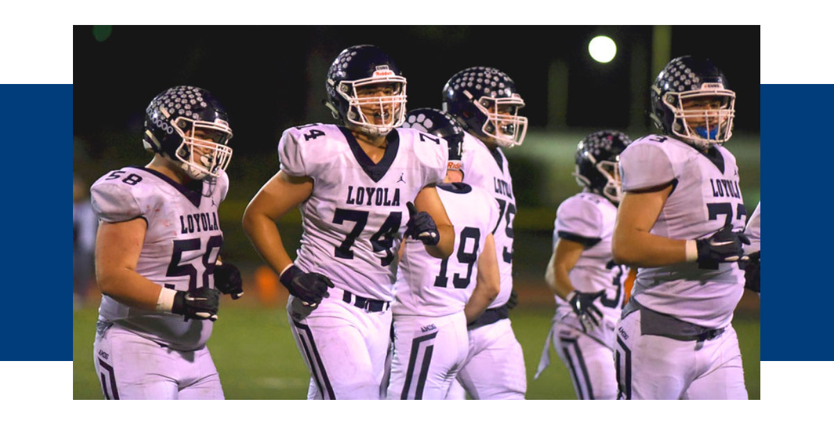 Loyola forms young men into the people they were created by God to be: men of conscience and character who know how to use their gifts and talents to change the world.
. 
bit.ly/2OqPUGf  loyolagridironvanguard.com 
#cubs #loyola #legacy #loyolahs #cubsforever