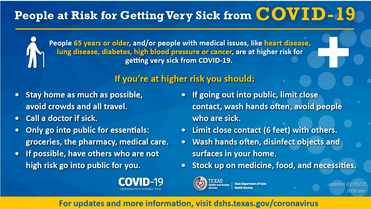 A couple of materials from  @TexasDSHS's  #COVID19 social media toolkit. They did a great job putting together a full suite of materials/tools. They're also available in English and Spanish. https://dshs.texas.gov/coronavirus/tools.aspx @DellMedSchool  #healthcomm