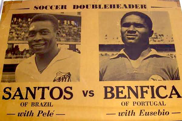 He lit up the world at 17, scoring 6 goals in the World Cup quarters, semi’s & Final and by 22 he had conquered the world twice over at club level, notably embarrassing European Champions, Eusebio’s great Benfica 5-2 in Lisbon.