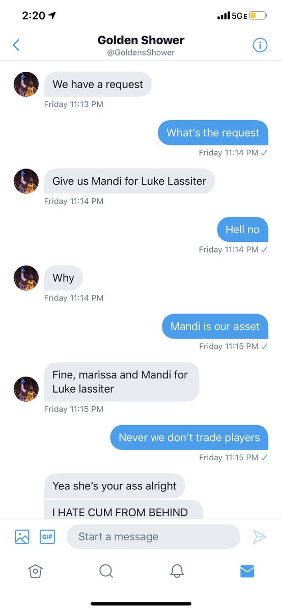 cumfrombehind1's tweet photo. @GoldensShower you talk a big game but don’t even think you can win w your players🤷🏻‍♀️ https://t.co/0vvh2OME3j