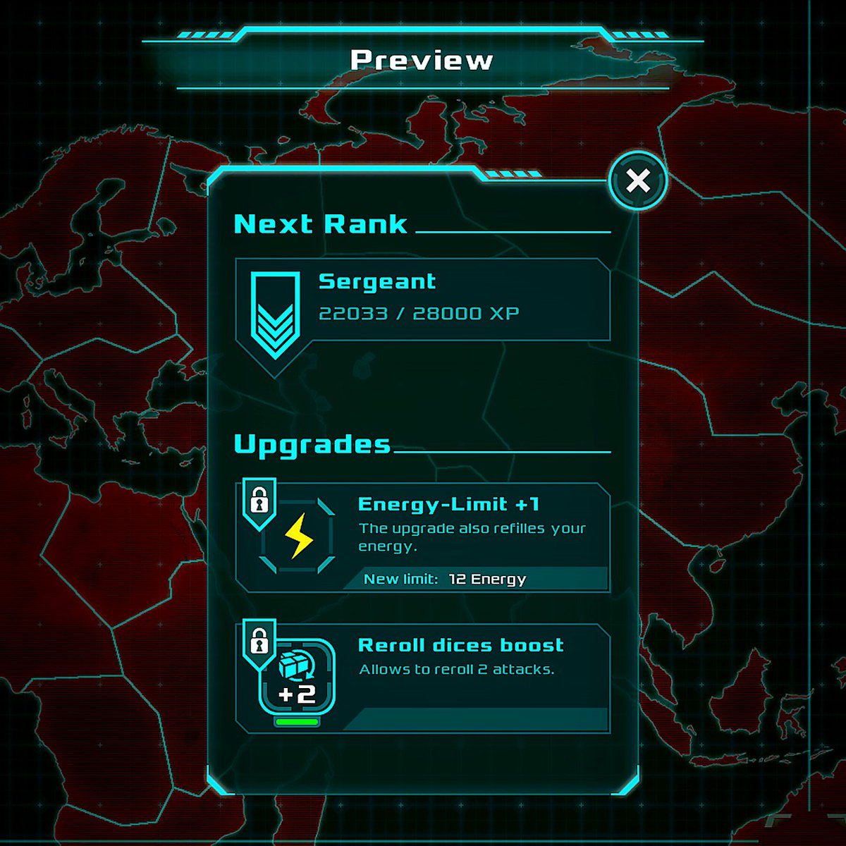 riskywars's tweet photo. Rank up preview and the career overview.
Earn experience points to rank up and unlock upgrades!
Details:
https://t.co/VVrXKViM7d
https://t.co/TePskiXo7c
#riskywars #vertexarts #armygame #androiddev #androidgame #freegame #gameforandroid #gameiphone #globaldomination #handygame https://t.co/LUoDRXhIYV