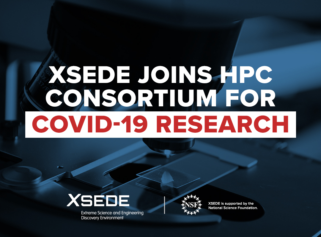 ACCESSforCI's tweet photo. XSEDE and our XRAS team are proud to be contributing to the newly-announced COVID-19 #HPC Consortium from The @WhiteHouse.
This partnership seeks to expedite applications for advanced computing research to combat the COVID-19 pandemic.
More info here: https://t.co/kY3On1kJzO https://t.co/Zw8i46ewSm