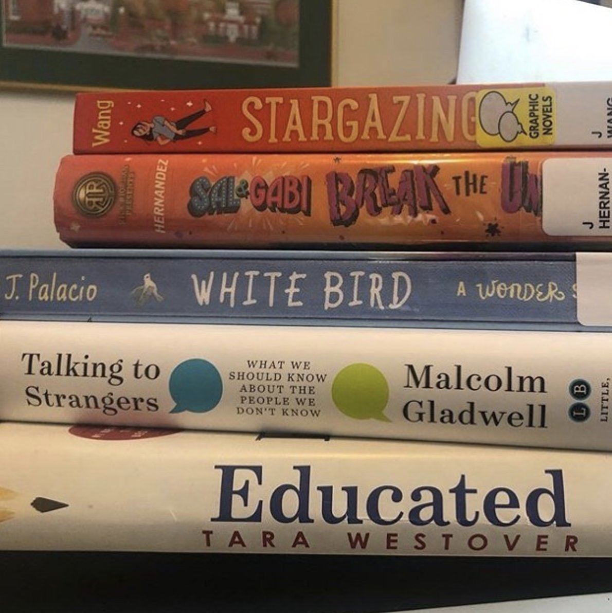 StAnnesBelfield's tweet photo. Our faculty & staff have been reading up a storm while we are #distancelearning. How about you? You and your reader can share book recommendations, reviews, favorite reading spots, fuzzy reading buddies, and more. Just add #STABReadsAtHome to your post! https://t.co/VGuOscCGiI https://t.co/aC92RHpSie