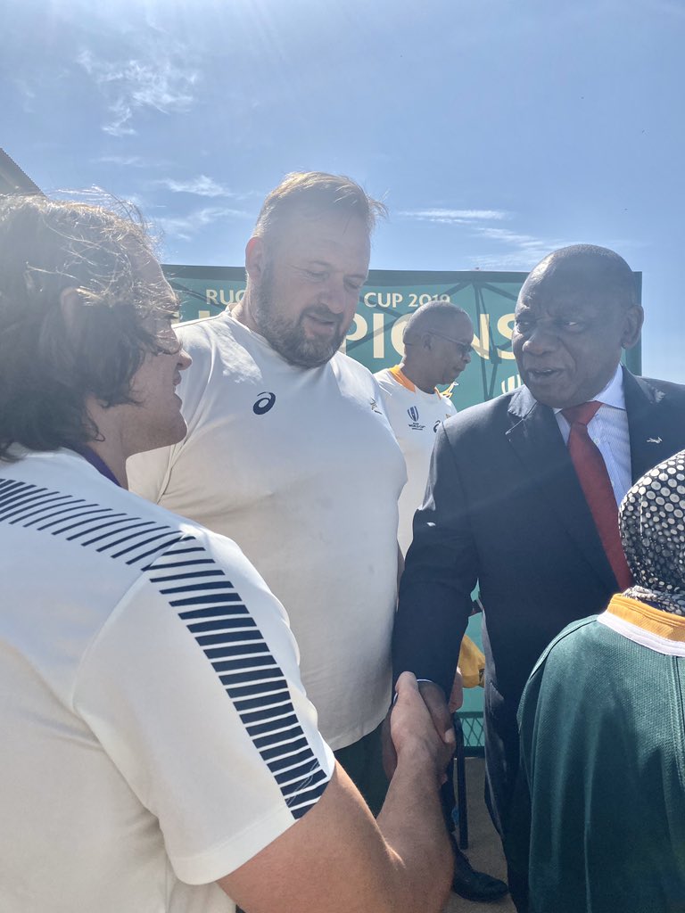 Franco Mostert (@francomostert) on Twitter photo Respect ✊ 
God bless SA <a href="/CyrilRamaphosa/">Cyril Ramaphosa 🇿🇦</a> Respect ✊ 
God bless SA <a href="/CyrilRamaphosa/">Cyril Ramaphosa 🇿🇦</a>