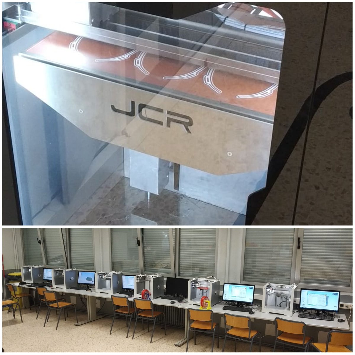 UGLEskola's tweet photo. Gu ere elkarlanean gure osasun eragileei eta gizarteari ahal dugun neurrian laguntzen. 3D inprimagailu bidez koronabirusetik babesteko tresneria sortzen.
Desde Ugle aportando nuestro granito de arena fabricando EPIs para hacer frente al #coronavirus #COVID19
@HETELFP @FPeuskadi https://t.co/lbVP2YYy1h