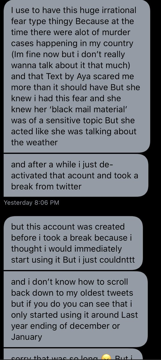 She did it so much knowing this person was already afraid to the point that they deactivated. “She would target mostly Jimin.”