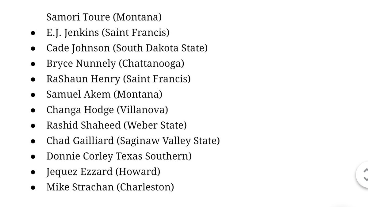 RiseNDraft's tweet photo. An early list for some small school wide receivers to watch for the 2021 NFL Draft! This is a talented group. https://t.co/V9cltgkZlp