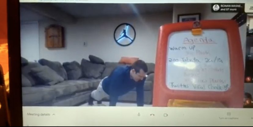 MrBanksPE's tweet image. Had such a great time “seeing” and exercising with so many of my 4th grade friends this morning! Thanks @shinyredapple23 @mertenladybugs for inviting me to your Monday Meeting! #keepthelearningalive