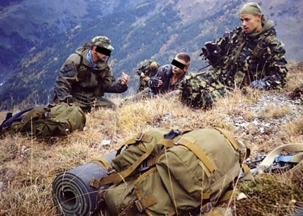 Бойцы в горах