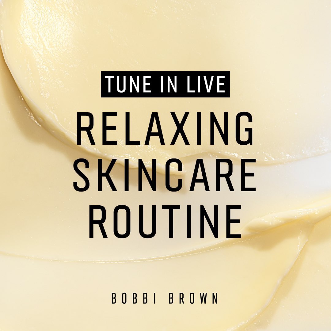 TONIGHT @ 5PM EST on Instagram LIVE ✨Get ready to #winddown with Global Pro Artist, Amy Conway. She will take you through a guided #skincare ritual aimed at #relaxing you for a great night of #beauty #sleep. ✨ #BobbiBrownConnects #iglive