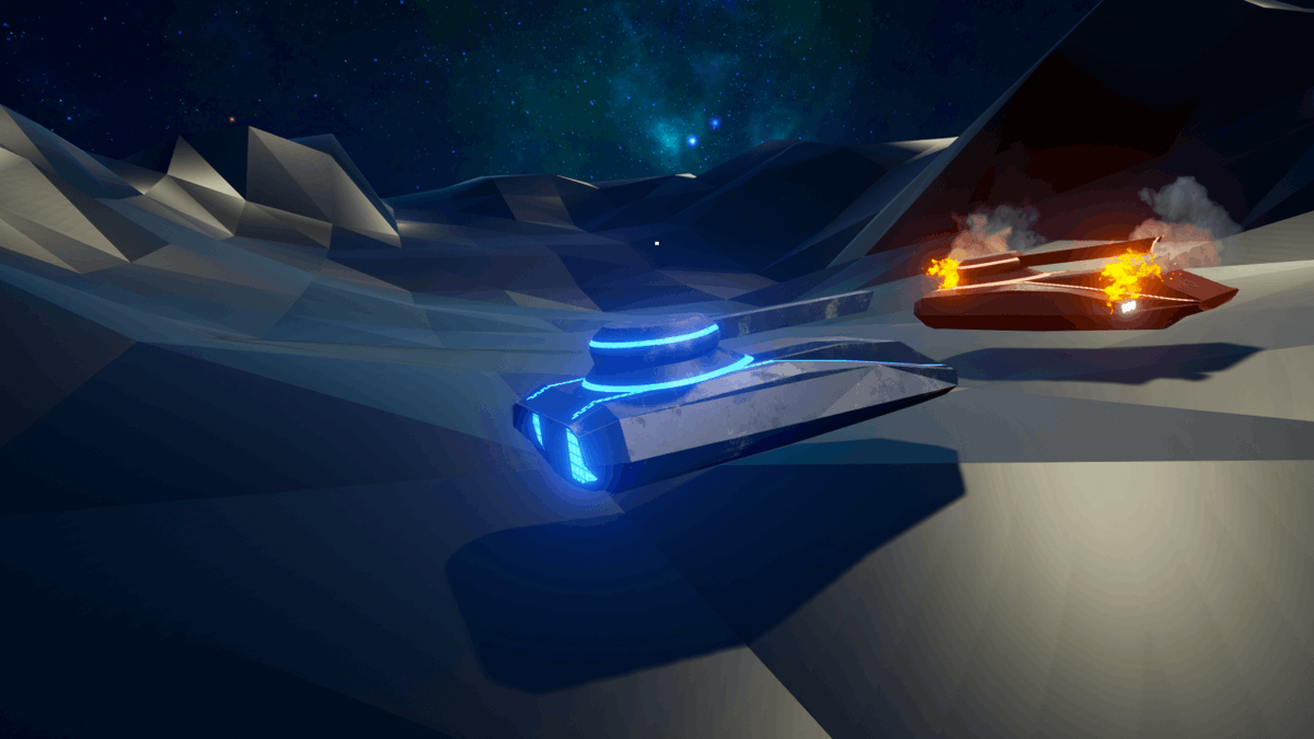GamedevCala's tweet photo. Today's theme at @LowPolyDaily is 'Battle'. My lowpoly hovertank project is a perfect match :)

#lowpoly #lowpoly_dailies #UE4 #Blender3d https://t.co/zIJRqAGvKU