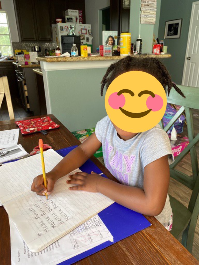 emica_fields's tweet photo. #AldineAtHome  Keep up the good work my super reader and writer!!!! https://t.co/BsfEiweMpJ