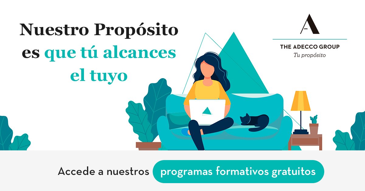 AdeccogroupEs's tweet photo. #QuedateEnCasa, fórmate y sigue creciendo personal y profesionalmente 😍📚 Te ofrecemos más de 70 formaciones gratuitas para que esta situación no frene tus competencias. ¡Descúbrelas! ➡️ https://t.co/MZEIaOcfER #TuProposito #FórmateEnCasa https://t.co/uzBlAiqPfW