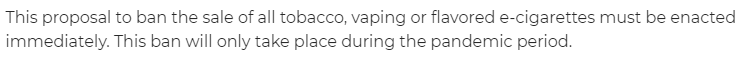 TheTinOne1's tweet photo. According to NYSAFP - they are trying to push through a flavor ban due to the pandemic! Still considering vaping as a cause for deaths! My question: How long will NY declare a "pandemic period" for them to finally get the flavor ban enacted???

#FML #notacoincidence https://t.co/GBvygUWjKJ
