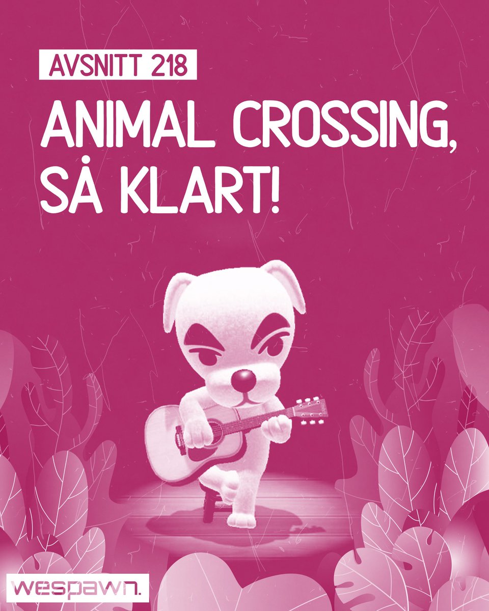 WeSpawn's tweet image. Så mycket Animal Crossing! Älskar det.  podcasts.apple.com/se/podcast/wes… #AnimalCrossingNewHorizons