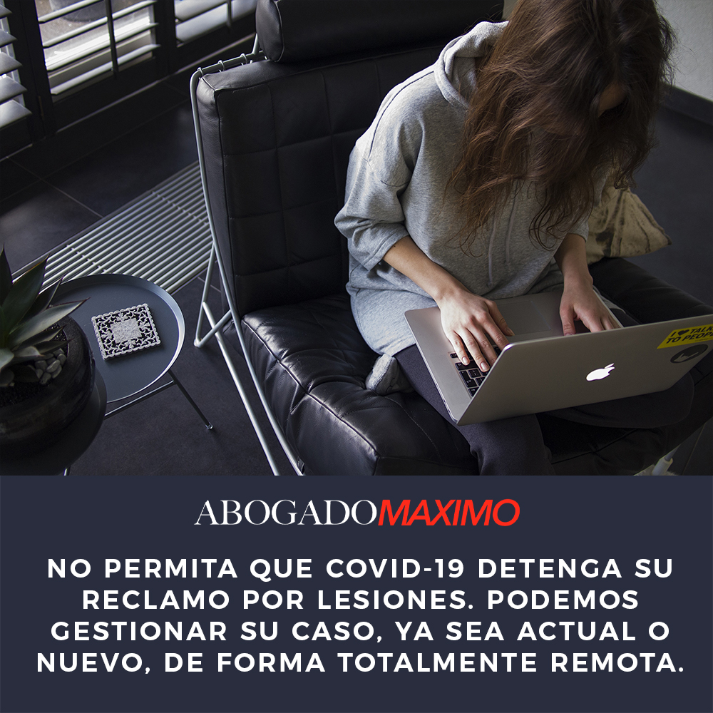 abogado_maximo's tweet photo. ⁣Si le preocupa que COVID-19 se detenga o ponga fin a su reclamo por lesiones personales, ¡no se preocupe!

En #AbogadoMaximo, podemos manejar su reclamo de lesiones personales actual o nuevo de forma totalmente remota 💻📡Tenemos la tecnología para que su reclamo siga adelante. https://t.co/NSyWuZyhgV