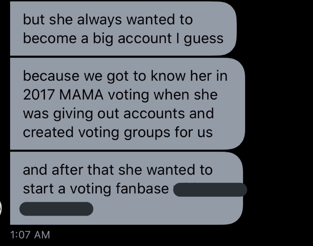 The primary reason Aya wanted to be an admin of this account was because she wanted to be a big account. She was after the clout.
