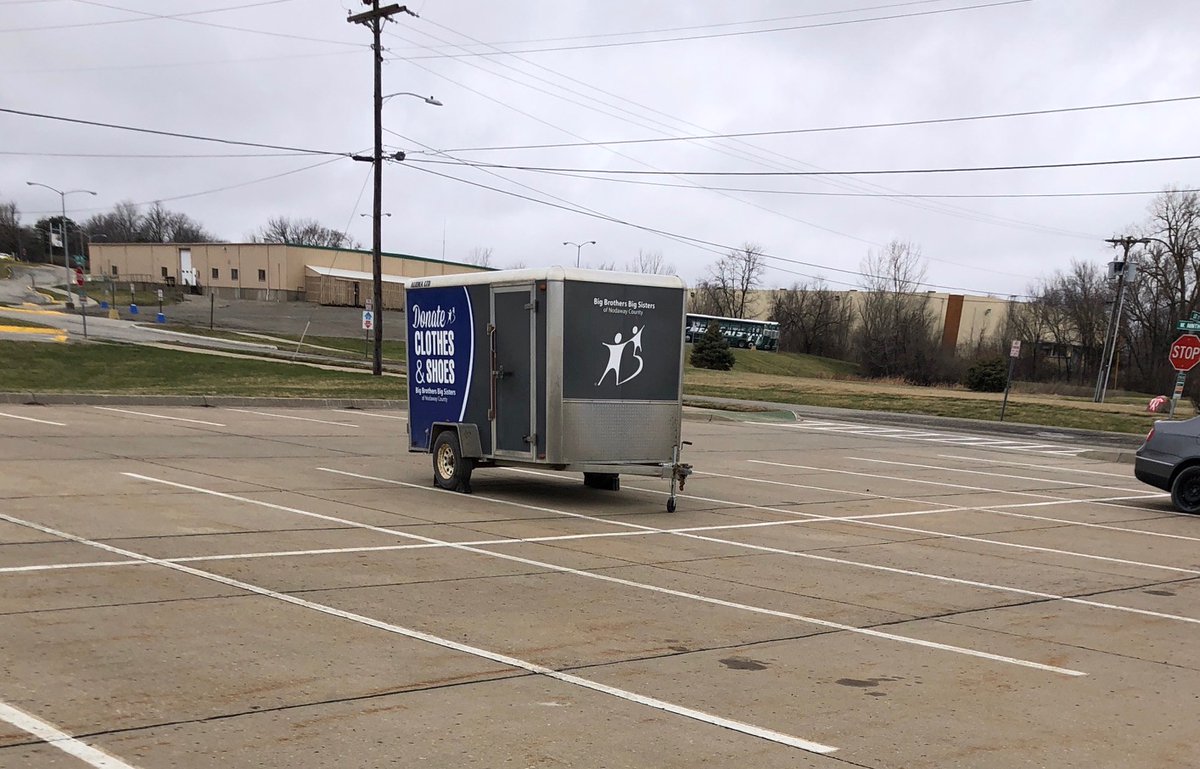 Big Green Move Out is still on! We have parked the BBBS trailer in Lot 21, next to the Sig Ep house for your donation items. Remember - no furniture! You can also find donation boxes in the dorms. Please call the office if you have questions. 660-562-7981