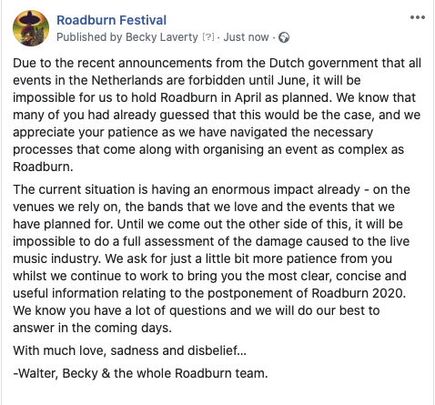 Roadburn Festival (@roadburnfest) on Twitter photo 