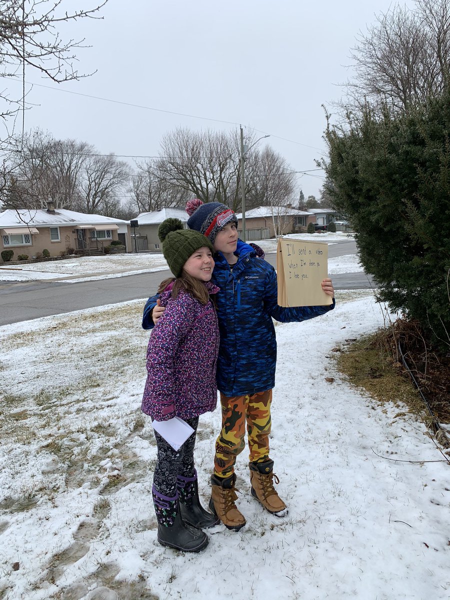 vaughanwillard's tweet photo. Part of our to do list today included a STEAM activity and a Random Act of Kindness...we went to the grandparents shed to borrow wood to make ramps for scooters and showed them some much needed love @vaughanwillard @DDSBHealthyMind #checkinonlovedones https://t.co/LNPIN0aao0