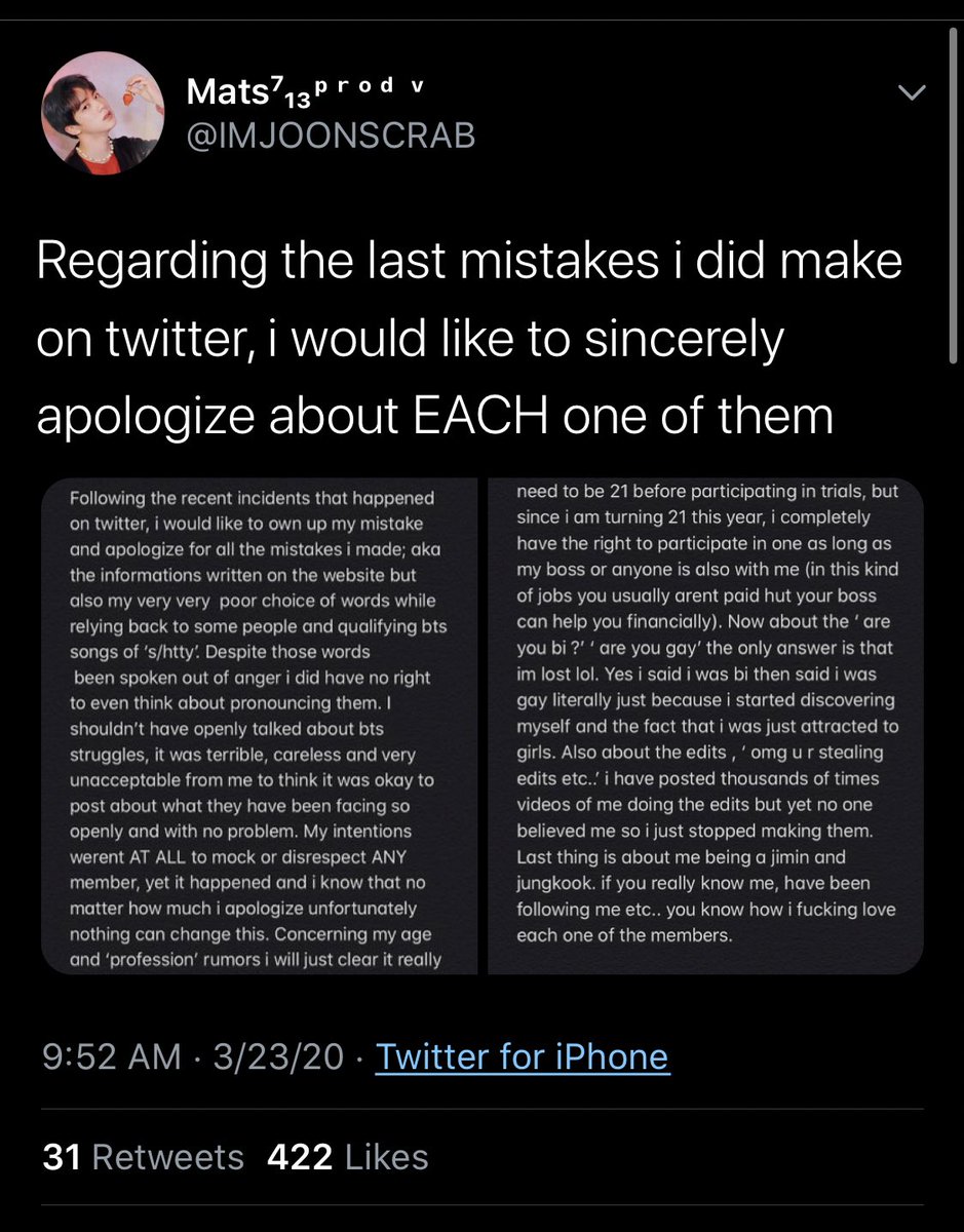 And posted this crap apology where she is still lying. You have to be AT LEAST 21 to even be a lawyer and have your law degree already.