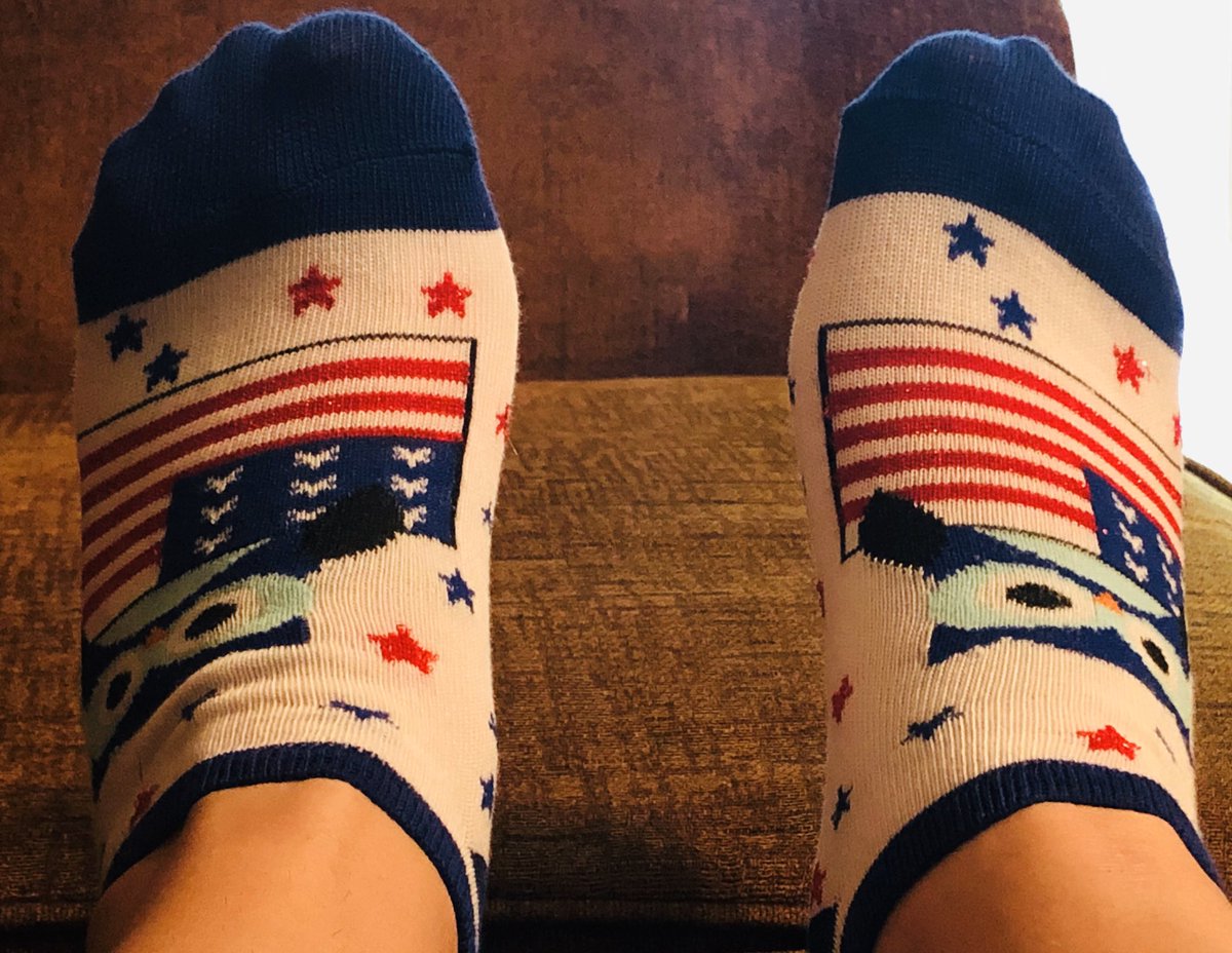 DunnRandi's tweet photo. @PeloquinStp @hoggtylerisd @beekay3005 @Art_Hoggwarts @MrsCasillas @clague_courtney @Laci_Robinson2 @Ptiffyc4Hawkins @erinjonestisd @Jenny_Ken96 @MCarrollEdu Check out my patriot socks to support US History with @PeloquinStp #HoggSpiritWeek @hoggtylerisd #VirtualSpiritWeek https://t.co/zfil5Mgp8P