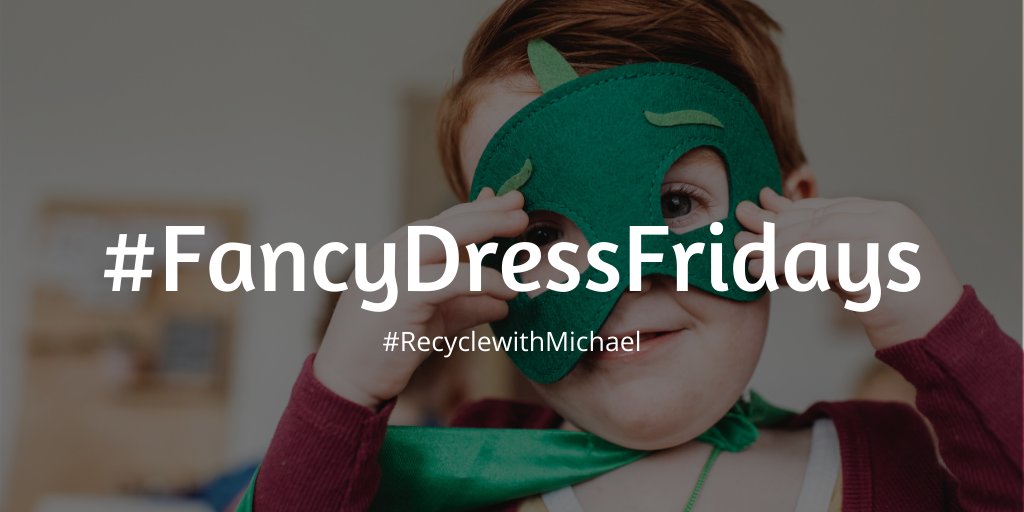 RecyclewMichael's tweet photo. Not only do we love reusing materials but reusing with a purpose! #FancyDressFridays!

Creating their own fancy dress out of whatever is available in the house is the perfect way to get their imagination, creativity and improving their motor skills! https://t.co/5urIVCfYSn