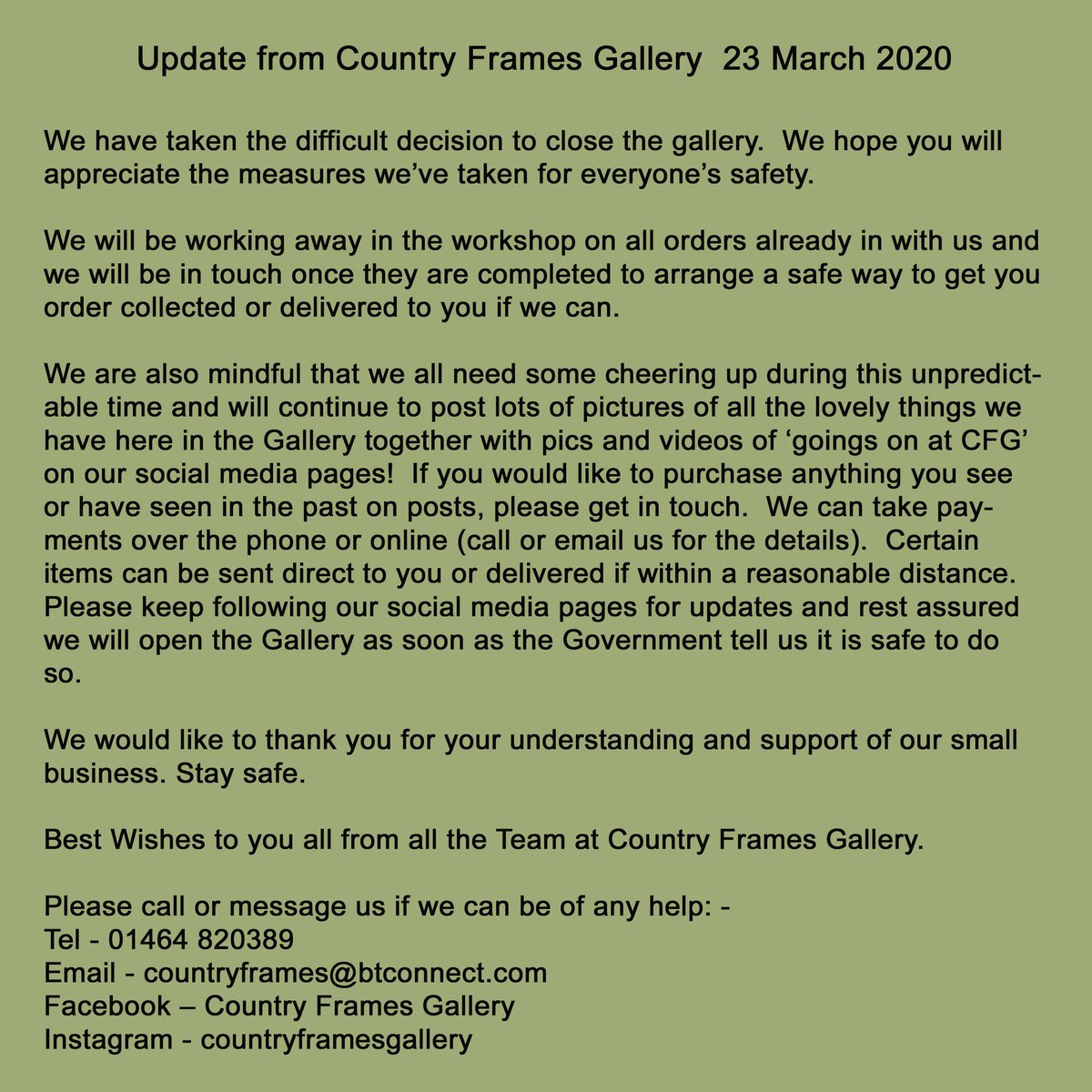 Country Frames Gallery (GalleryCountry) Twitter