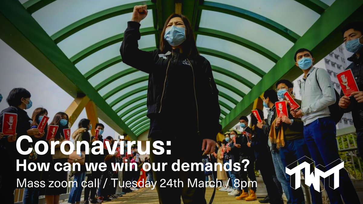 The World Transformed (@twt_now) on Twitter photo ⚡️TOMORROW 8PM!⚡️
Joined by:
📢@valery_alzaga, Activist & Trade Unionist
📢<a href="/SharAugust/">Sharmina August</a>, Salford City Council
📢<a href="/RLong_Bailey/">Rebecca Long-Bailey</a>, Labour leadership contender
📢Anthony Johnson, community nurse & <a href="/nurses_united/">Nurses United UK</a>
📢Tenants organisers & more💪
REGISTER: tinyurl.com/ufynjpd ⚡️TOMORROW 8PM!⚡️
Joined by:
📢@valery_alzaga, Activist & Trade Unionist
📢<a href="/SharAugust/">Sharmina August</a>, Salford City Council
📢<a href="/RLong_Bailey/">Rebecca Long-Bailey</a>, Labour leadership contender
📢Anthony Johnson, community nurse & <a href="/nurses_united/">Nurses United UK</a>
📢Tenants organisers & more💪
REGISTER: tinyurl.com/ufynjpd