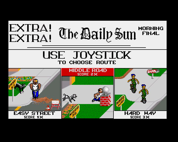 oldyzach's tweet photo. Retro Monday: PAPERBOY! 🚴♂️🚴♀️🚲
#retrogaming #retrogames #retrogamers #GamersUnite #Commodore #C64 #Amiga #MSDOS #memories #MyFavGamesEver #PaperBoy #AtariInc https://t.co/KCN4WVWVFf