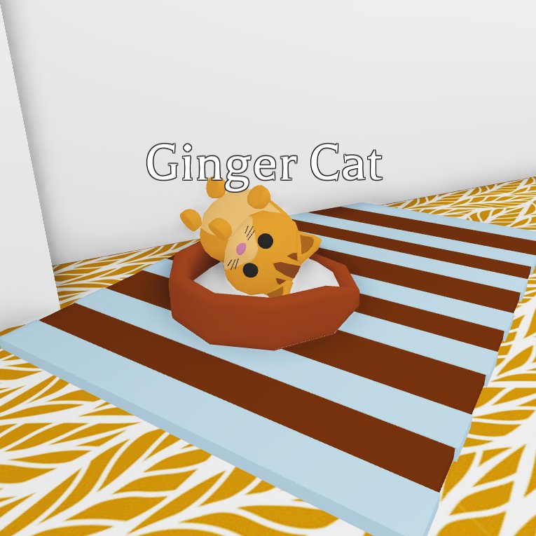 Adopt Me On Twitter Idk About You But He Hates Mondays - ginger cat roblox adopt me