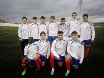 ADR Numancia de Ares. Eloy y  Dani Espiñeira entrenadores de cadetes.