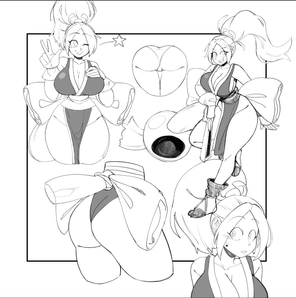 A collection of Mai sketches!~💖 