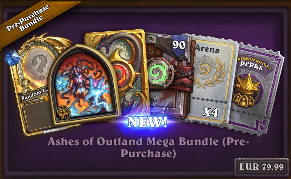 very difficult times for everybody at the moment, so I want to make at least 1 person happy
 
giving away 1 Ashes of Outland Mega Bundle
 
to enter:
☑️follow
☑️retweet
(not necessary but tagging someone and giving them some kind words would be nice :)

winner drawn 2nd April