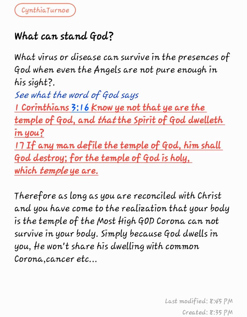 djkeletron's tweet photo. Lean on God. Meditate on his word not on what the news says. As I prayed, the Lord reminded me to meditate on his word and he told me the above👆🏻 #CoronaVirusUpdate #COVID19 #FightCOVID19 https://t.co/qG2ZzzNH81