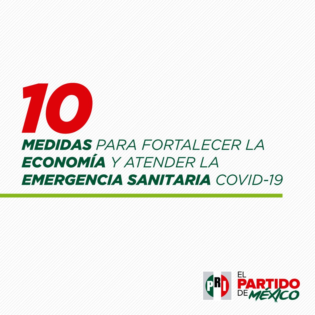 alitomorenoc's tweet photo. Con estas 10 medidas para fortalecer la economía y atender la emergencia sanitaria del #COVIDー19, México se coloca en sintonía con el concierto internacional de naciones que enfrentan esta crisis. https://t.co/94aA5AN1a6
